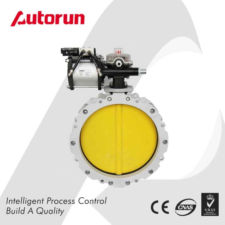 Air Operated Cement/Powder Butterfly Valve