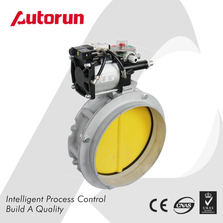 Air Operated Cement/Powder Butterfly Valve