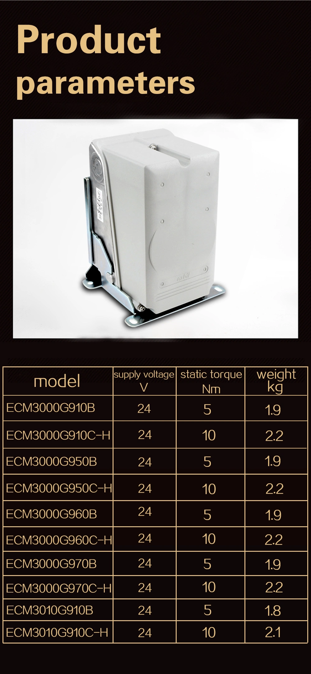 Chinese Factory Direct Sales Azbil Ecm3000g913c Servo Motor Electric Damper Actuator