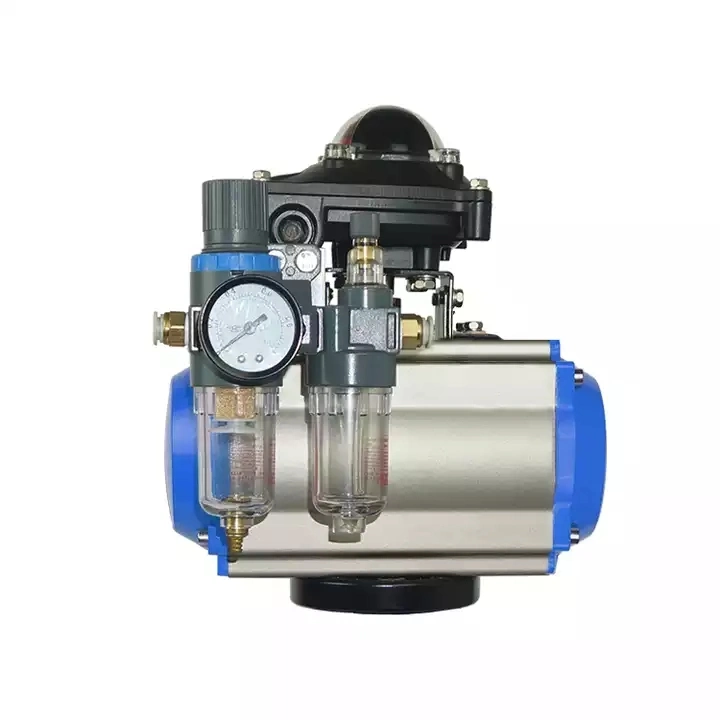 90 Degree Rotary Spring Return Double Acting Pneumatic Actuator Ball Valve Butterfly Valve