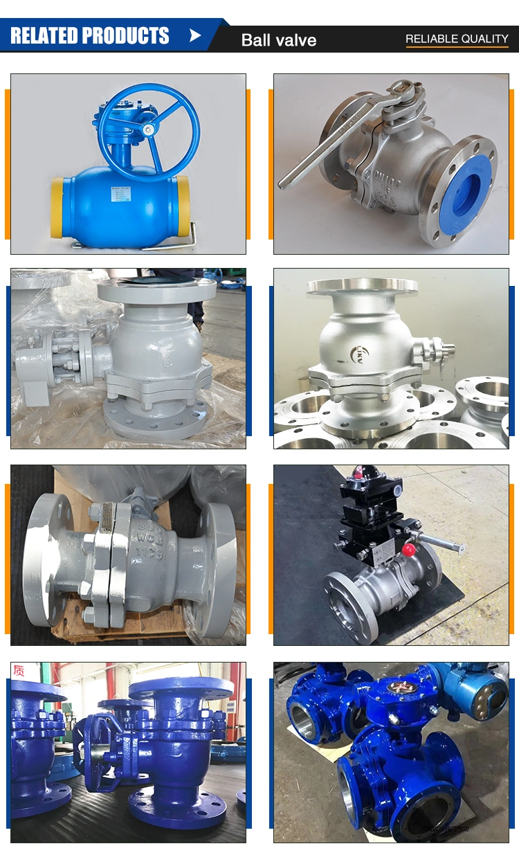 Round Flange CF 3m Motorized V Type Spherical Ball Valve Gear Operated