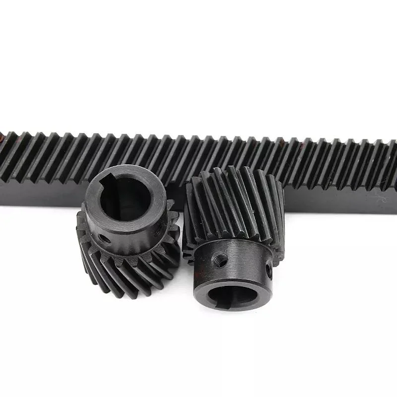 High Precision Manufacturers Design Helical Gear Rack and Pinion for CNC Lathe Machine