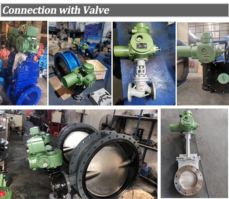 Heavy Duty Rotary Vertical Horizontal Motor Knife Slide Gate Valve Electric Actuator Hz/Xy15 Hz/Zy15 Hzd/Xy15