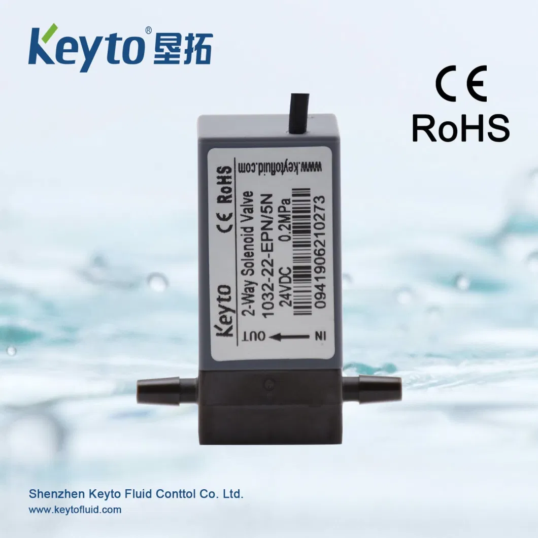 Diaphragm Type Solenoid Valve, 2 Way 1032series (1032-2) , Medical Valve, Environmental Protection Valve, Liquid Valve