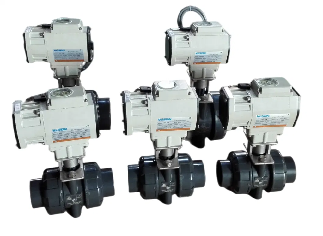 Electric Actuated Ball Valve (3-WAY) Electric Actuated 3-Piece Stainless Steel Ball Valve Motor-Driven Valve Electrically Operated Valve
