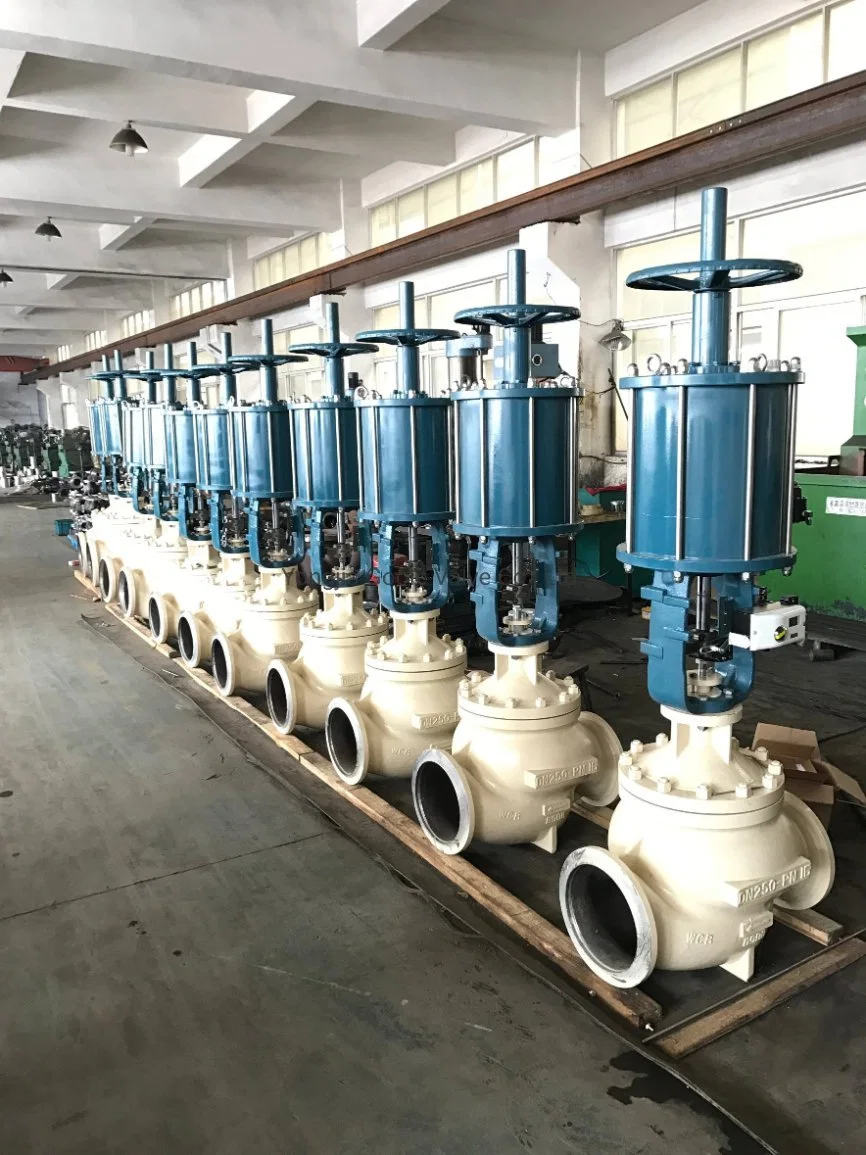 Pneumatic Globe Control Valve with Single Seat Type