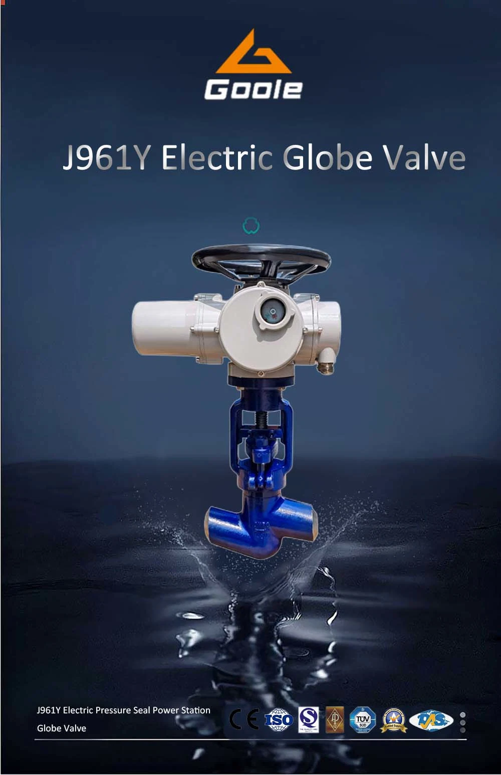 Electric Actuated Butt Welded High Pressure Globe Valve