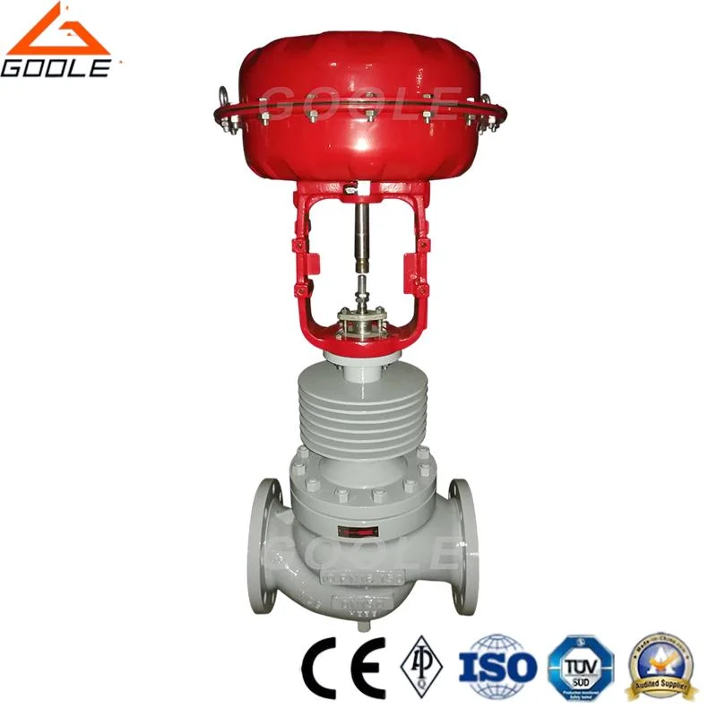 Pneumatic Globe Control Valve with Single Seat Type