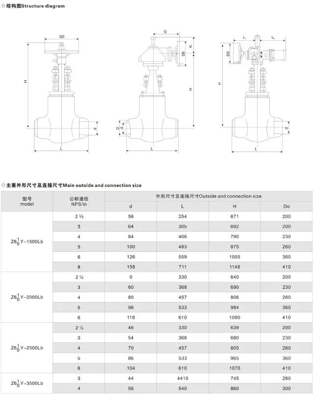 Forged Steel Pressure Seal Gate Valve for Power Plant Project