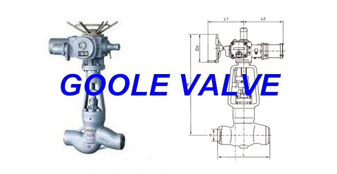 Electric Actuated Butt Welded High Pressure Globe Valve