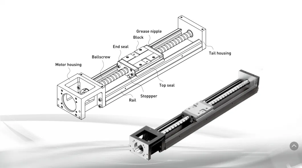 Linear Actuator Kk6010 310mm Linear Industrial Robot Kk6010-310A1-F0