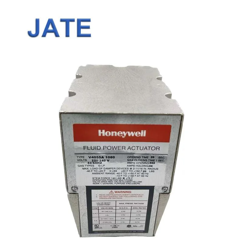 America or Honeywell V4055A1080 Servo Motor on-off Fluid Power Gas Valve Damper Actuator Controls The Gas Supply to Commercial