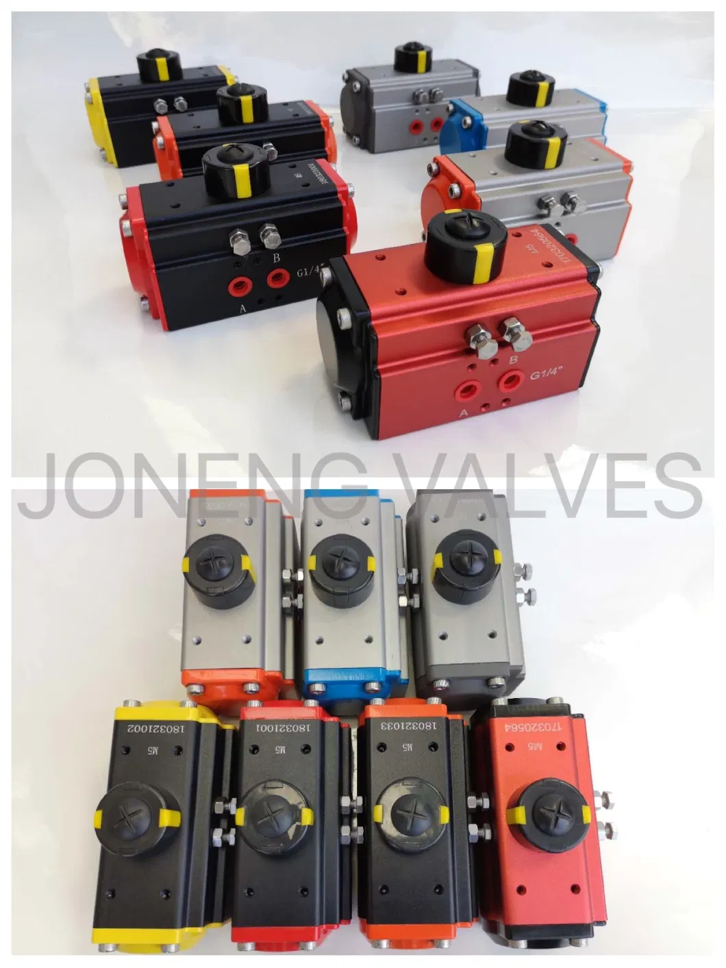 Aluminum Pneumatic Single/ Double Rack&amp; Pinion Actuator (JN-BV 1018)