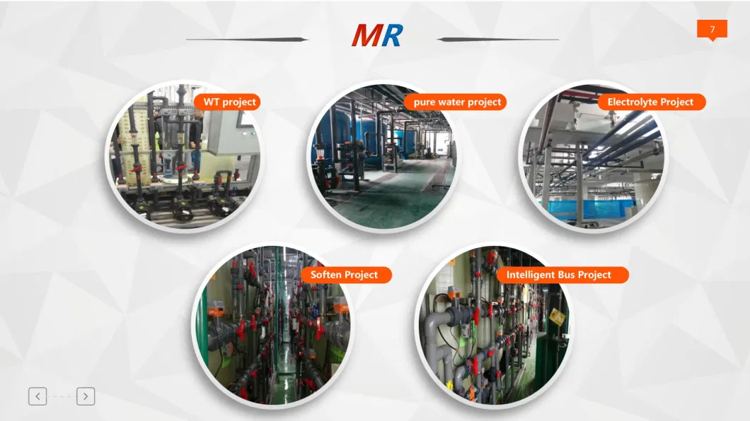 2in UPVC AC220V Intelligent Modulating Motor-Driven Three Way Flow Control Valve