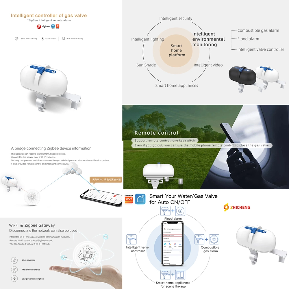 Tuya WiFi Smart Valve Actuator for Kitchen Water Valve to Control Valve on-off