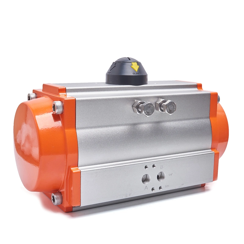 Aluminum Alloy Chemical Industry Rack and Pinion Pneumatic Actuator at -125