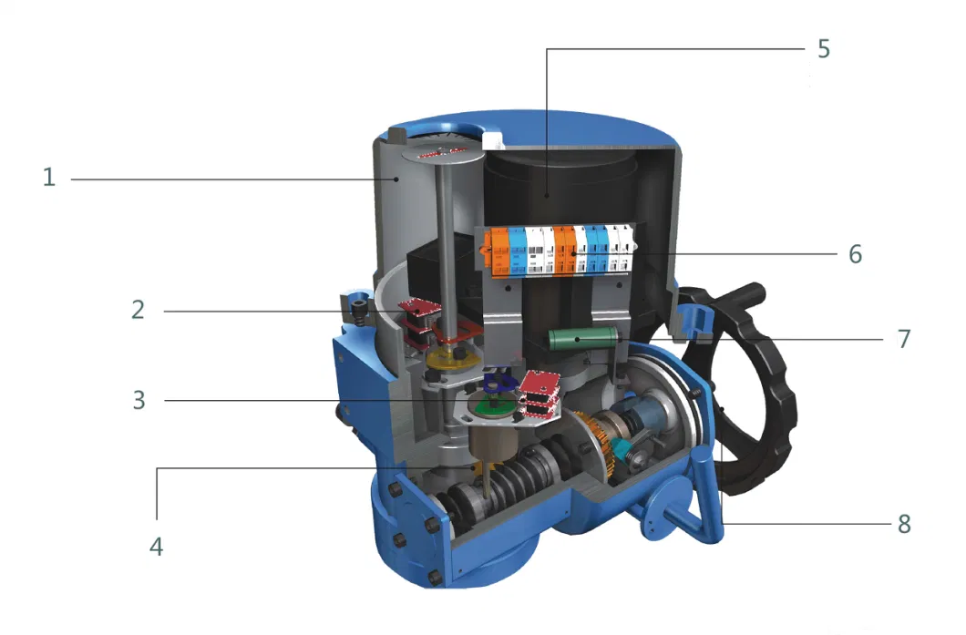 Automatic Control Part QT Series Modulating Electric Actuator for Industrial Valve