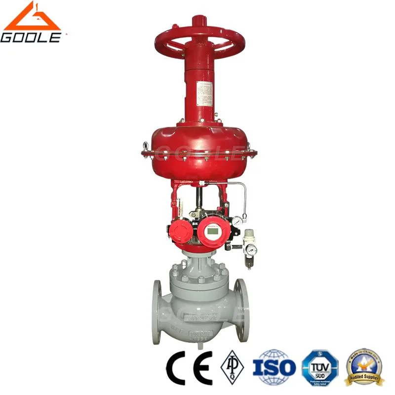 Pneumatic Globe Control Valve with Single Seat Type