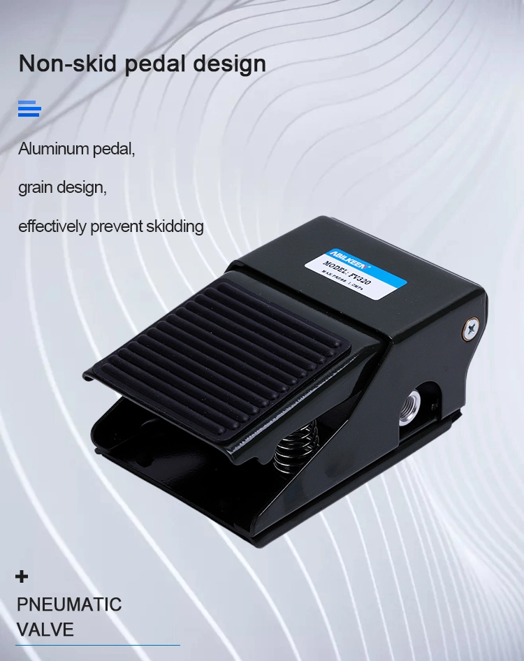 Air Pneumatic Foot Pedal Valve Switch Fv320 Fv-320 Fv-420 Manual Valve with Fittings Foot Pressure Control Fv420