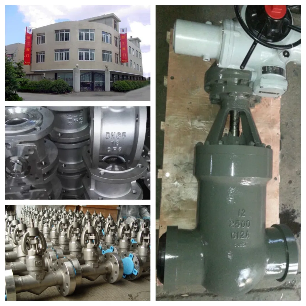 API/DIN Water Control Cast Steel Industrial Pneumatic Flange Globe Valve for Oil Plant