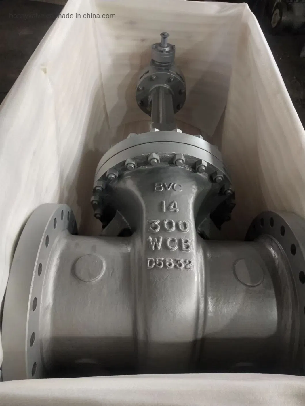 Cast Steel Wedge Wcb Electric Actuated Class 150 Metal Seal Gate Valve