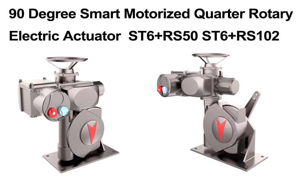High Quality Ball Valve Quarter Turn Waterproof Motorized Electric Actuator Sra6+RS50 Sra6+RS102