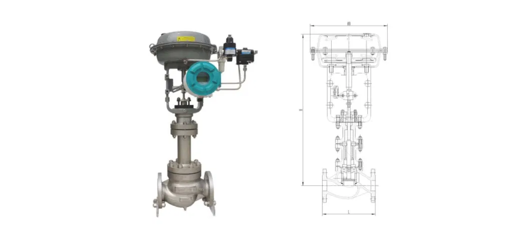 Pneumatic Control Valve Regulating Valve with Multi Spring Diaphragm Actuator