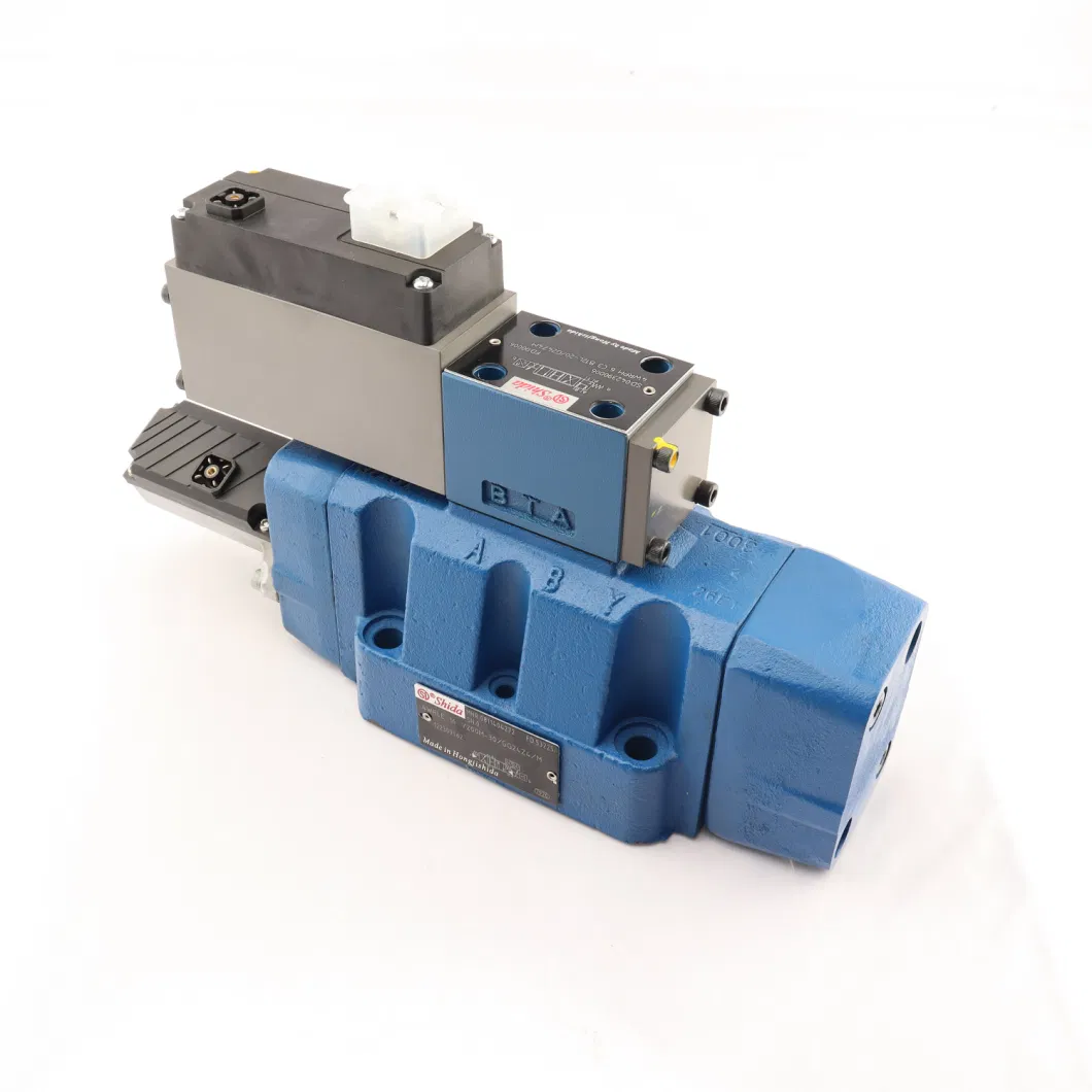 Top Quality 4wrle Pilot-Operated Directional Control Valve with Pilot Valve Ng6,with Control Piston Andsleeve in Servoquality,Actuated on Oneside, 4/4 Fail-Safe