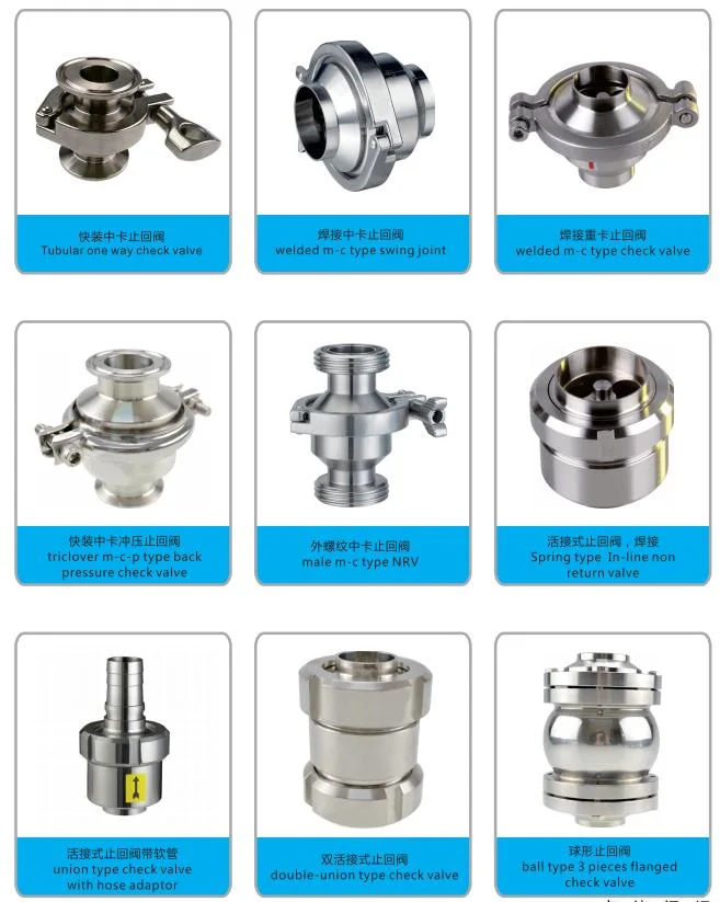 Bpe 2 Way Manuel Stainless Steel Sanitary Sanitaire Pneumatic Butterfly/Diaphragm/Safety Relief/Non Return/Check/Angle Seat/Ball Control Valve (JN-BV1001)