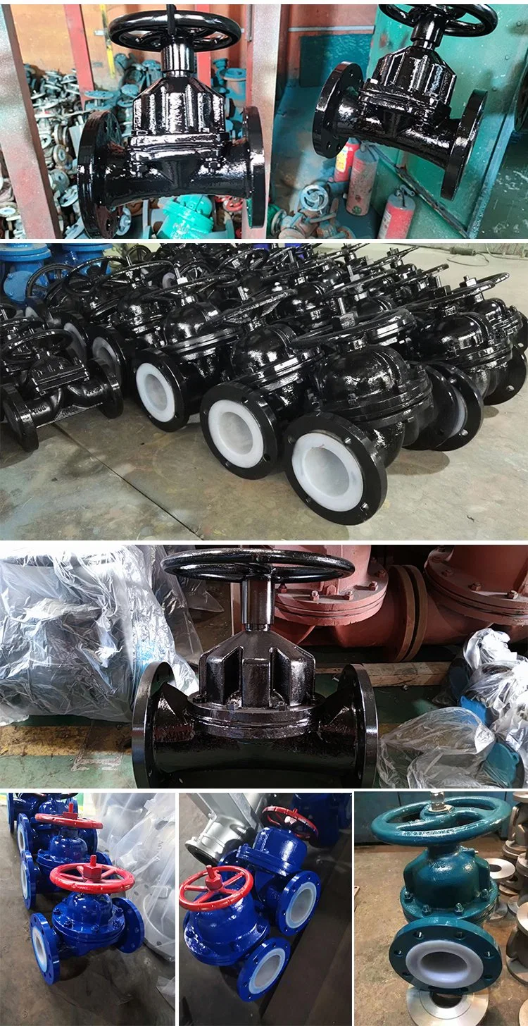 Manual/ Motorized Operated EPDM/NBR/PTFE Lined Di/Wcb Body Diaphragm Valve