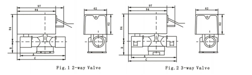 Electric Zone Valves 2 Way 3 Way Stainless Actuator Brass Valve Body Spring Return