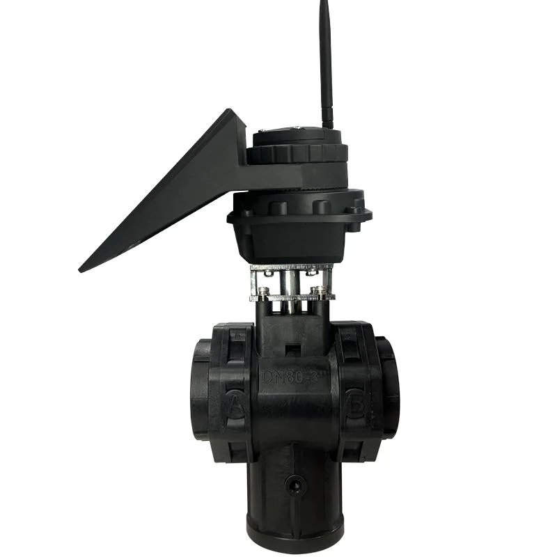 Solar Normally Closed Solenoid Actuators with Valve and Control Timer System Mini Wafer Motorized Water Butterfly Valve