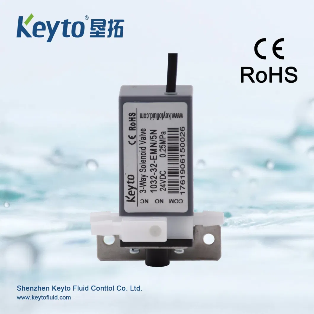 Diaphragm Type Solenoid Valve, 3 Way 1032series Valve (1032-3) , Medical Valve, Environmental Protection Valve, Liquid Valve