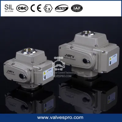 Tipo intelligente azionatore elettrico di Jyl-10e Adjustmen di CC di 4-20mA per l′ente motorizzato elettrico della lega di alluminio dell′azionatore della valvola a farfalla della valvola a sfera della valvola di regolazione