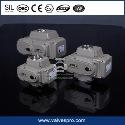 Tipo intelligente azionatore elettrico di Jyl-10e Adjustmen di CC di 4-20mA per l′ente motorizzato elettrico della lega di alluminio dell′azionatore della valvola a farfalla della valvola a sfera della valvola di regolazione