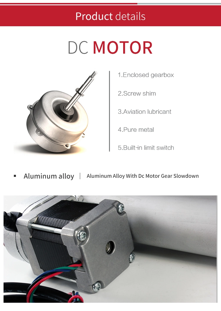 12V Pneumatic Electric Linear Actuator for Fenestration Pass CE