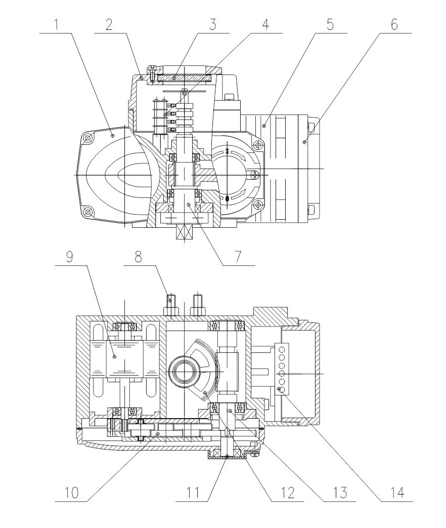 Automatic Control Part QH Series Modulating Electric Actuator for Industrial Valve