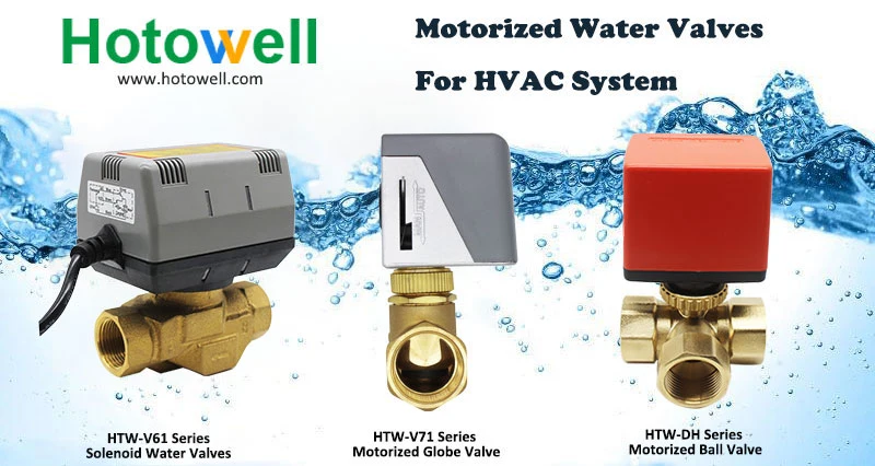 Honeywell 2 Port 3 Way Motorized Zone Gate Valve for Fan Coil Unit Sysem