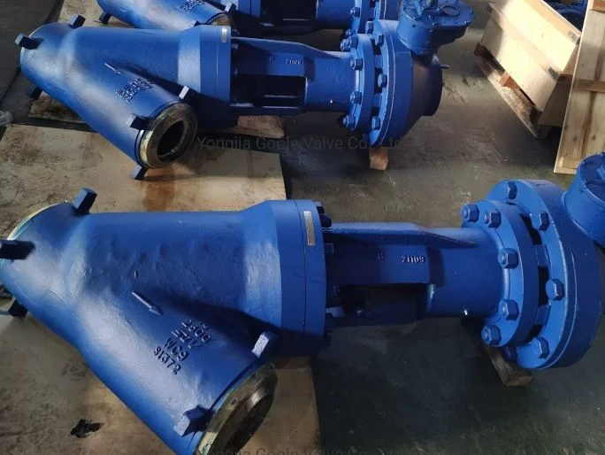 ANSI Pressure Seal Motorized Y Type Globe Valve (GAJ965Y)