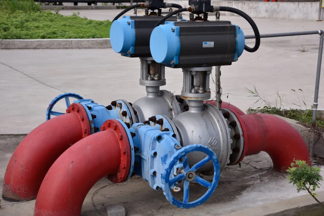 High Pressure Regulating Valve Extended Stroke Pneumatic Diaphragm Single Seated Control Valve