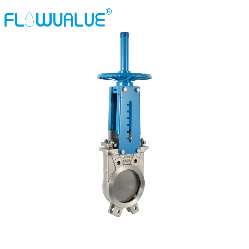 Stainless Steel Pn10 DN350mm 14in EPDM Lever Manual Pneumatic Electric Motorized Hydraulic Actuator Knife Gate Valve