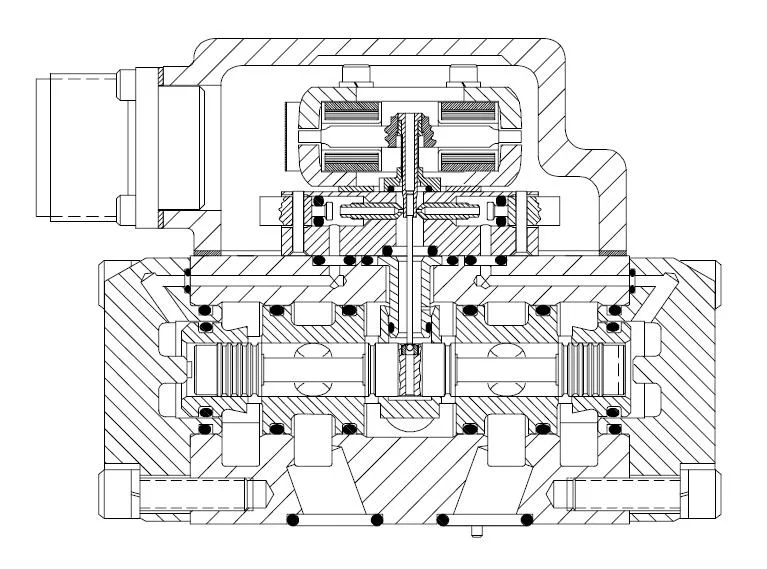 J761-003A Steam Turbine Industrial Two Stage Electro Hydraulic Amplifier Servo Valve