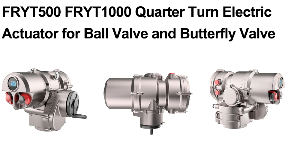 Intelligent Actuator Quarter Turn Electric Actuator for Ball Valve and Butterfly Valve IP68 Flange with Sleeve for Mounting on The Valve Shaft Electric Actuator