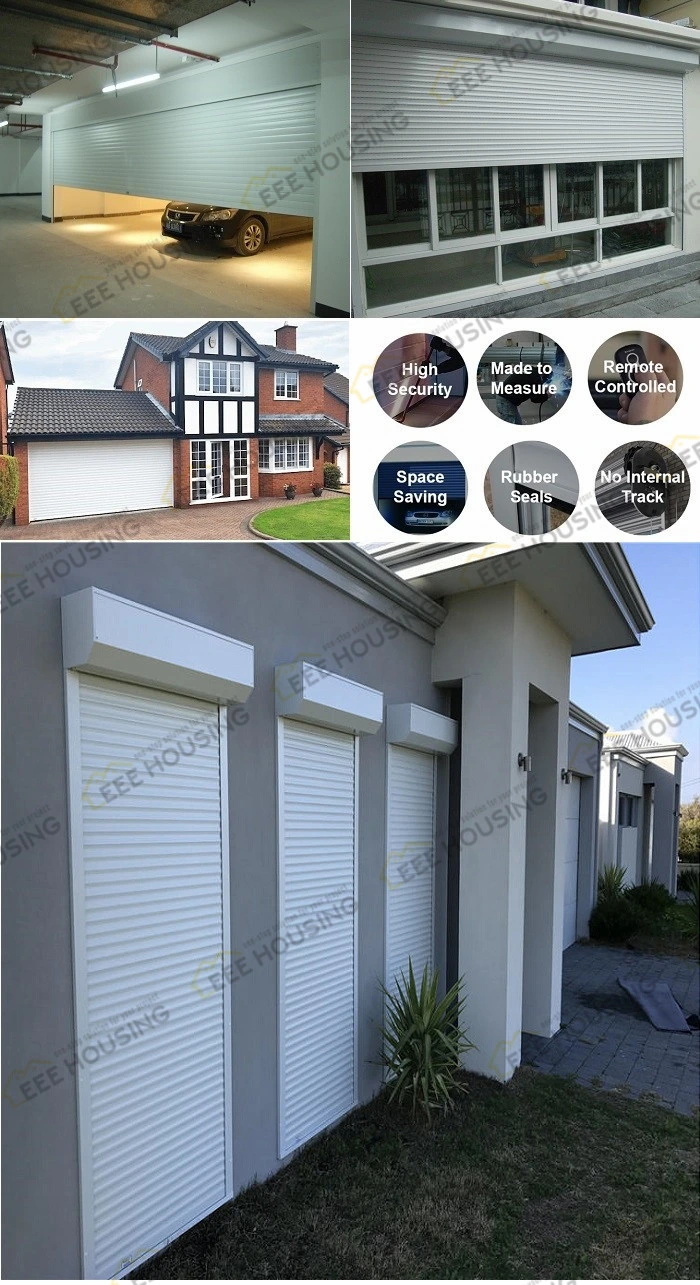 China Manufacturer Direct Supply Remote Control Electric Motorized Automatic Exterior Insulated Aluminium Security Hurricane Shutter