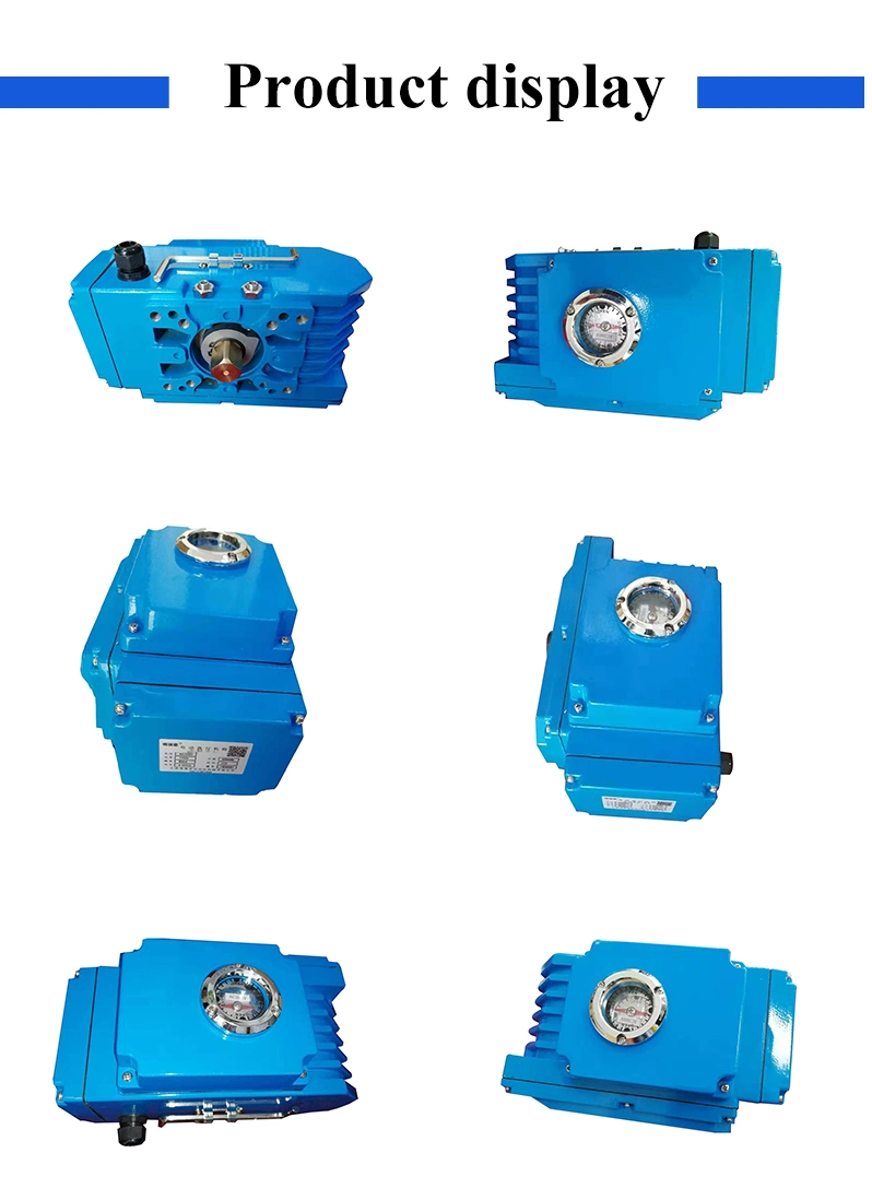 Part-Turn Electric Motorized Plug Type Valve Ventilation Valve Actuator Motor Power 50W Alx-05A/Alx-10A/Alx-15A/Alx-20A