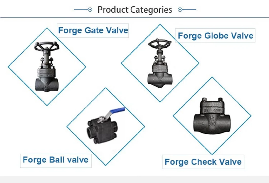 API 602 Flange End Hand Wheel Operated Forged F304 Globe Valve