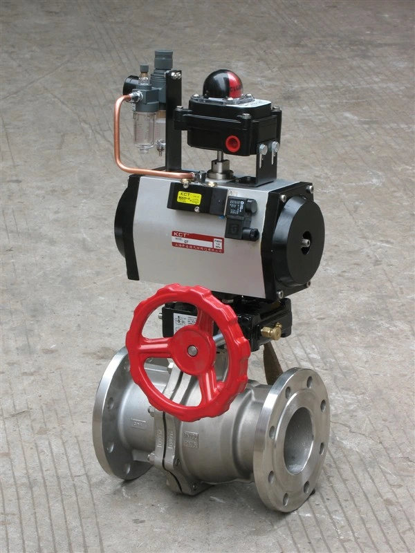 Pneumatic Actuator Ball Type Valve