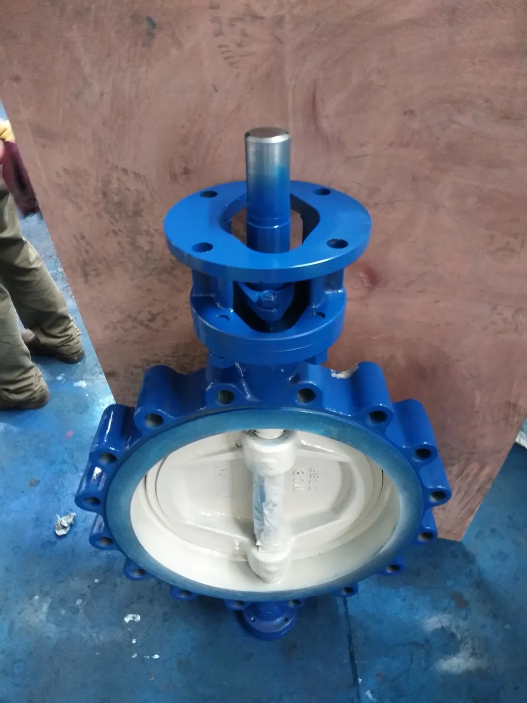 Hard Sealed Wcb Turbine Wafer Butterfly Valve D373h-16ctriple Eccentric Hard Soft Seal Worm Gear Driven Wafer Butterfly Valve