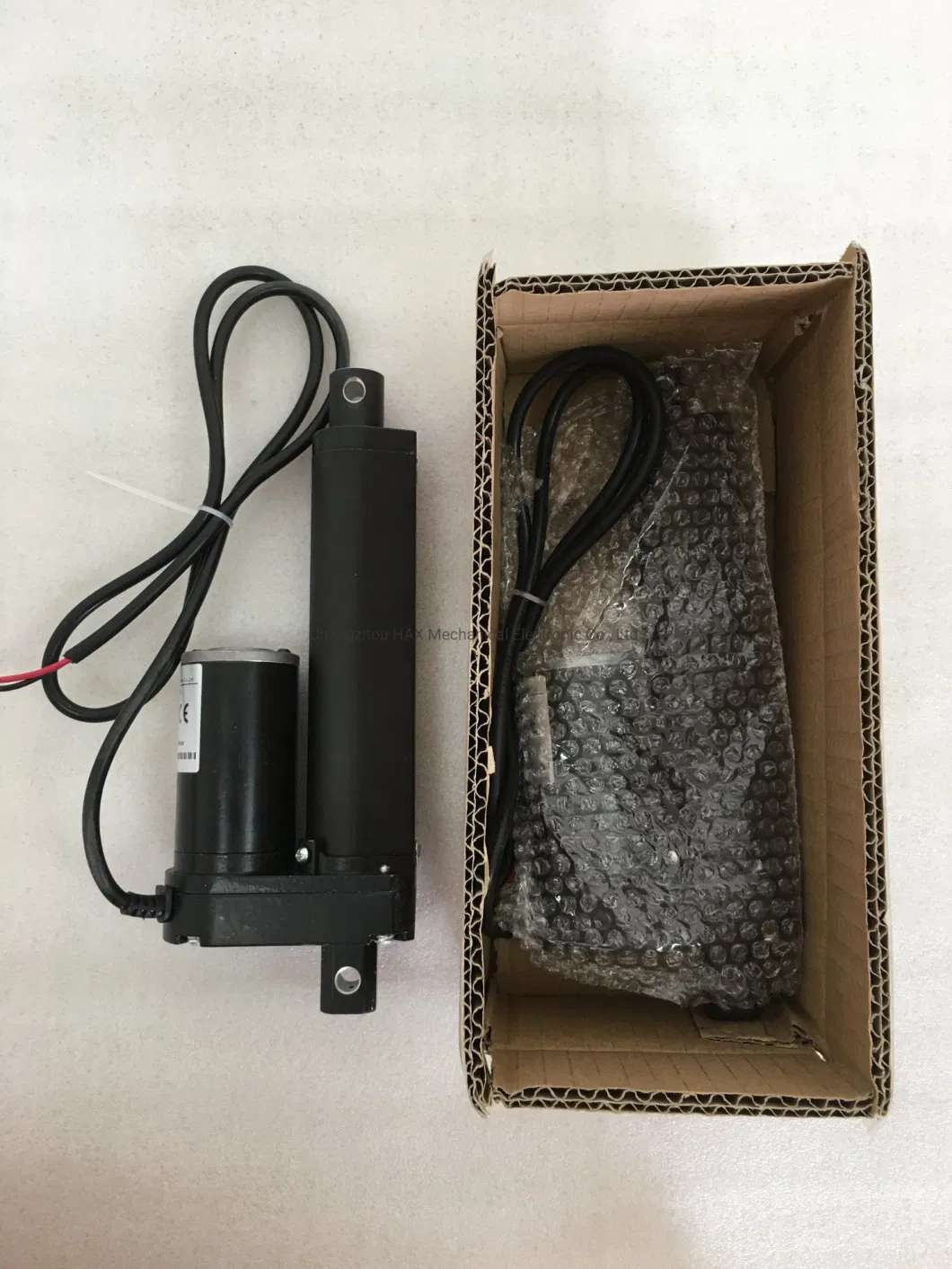 Pneumatic Linear Actuator Potentio Meter Heavy Load 2000n with DC Motor From Hax Manufacturer China