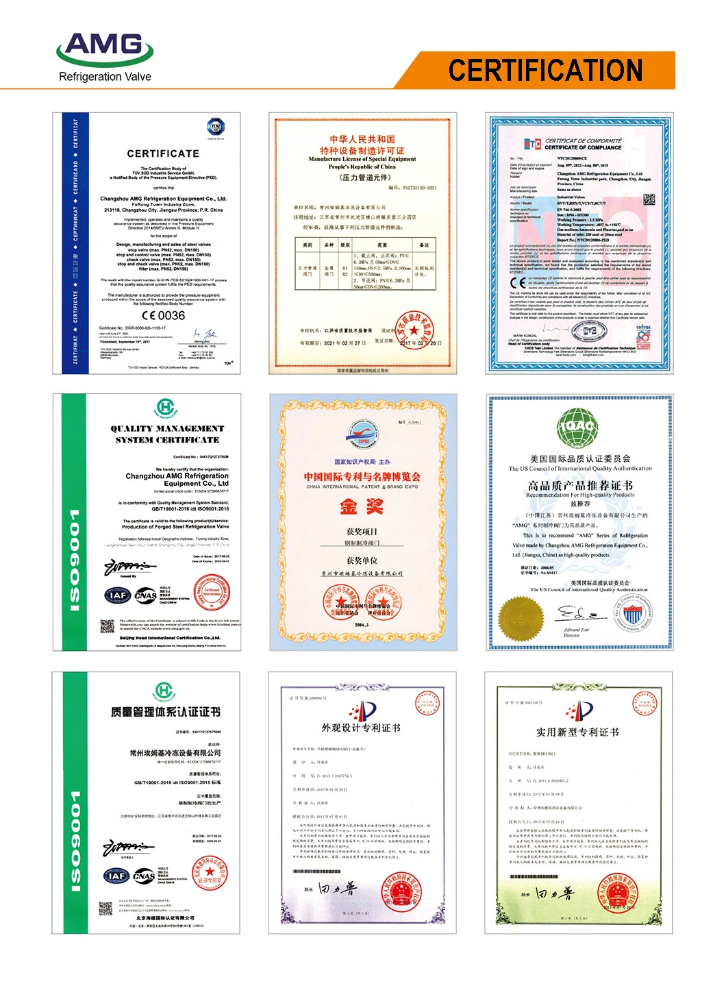 Ammonia Refrigeration Fluorine Servo-Operated Solenoid Globe Shut off Stop Check Control Valve